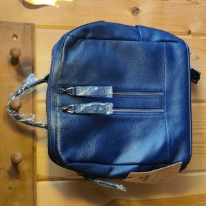 S-ZONE Women Genuine Leather Backpack Casual Shoulder Bag Purse Medium NWT